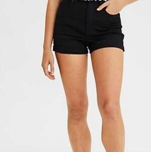 MOSSIMO SUPPLY CO SHORT BLACK SIZE 5 Classic Everyday Neutral Summer Basic EUC